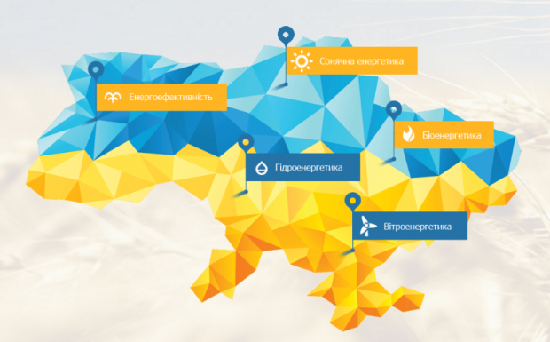 Інтерактивна карта проектів з енергоефективності запрацювала в Україні
